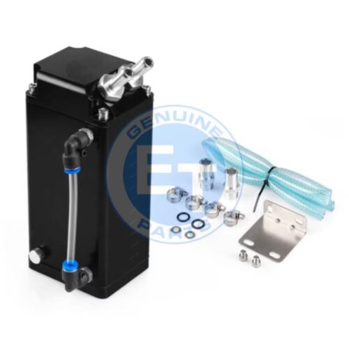 0.5L Universal Square Black Oil Catch Can Tank